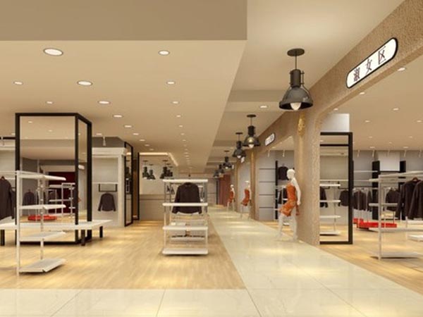 濟南店面裝修好，視覺效果很重要。