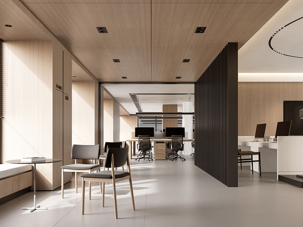 濟(jì)南原木風(fēng)辦公室裝修設(shè)計(jì)：將自然質(zhì)感融入辦公空間